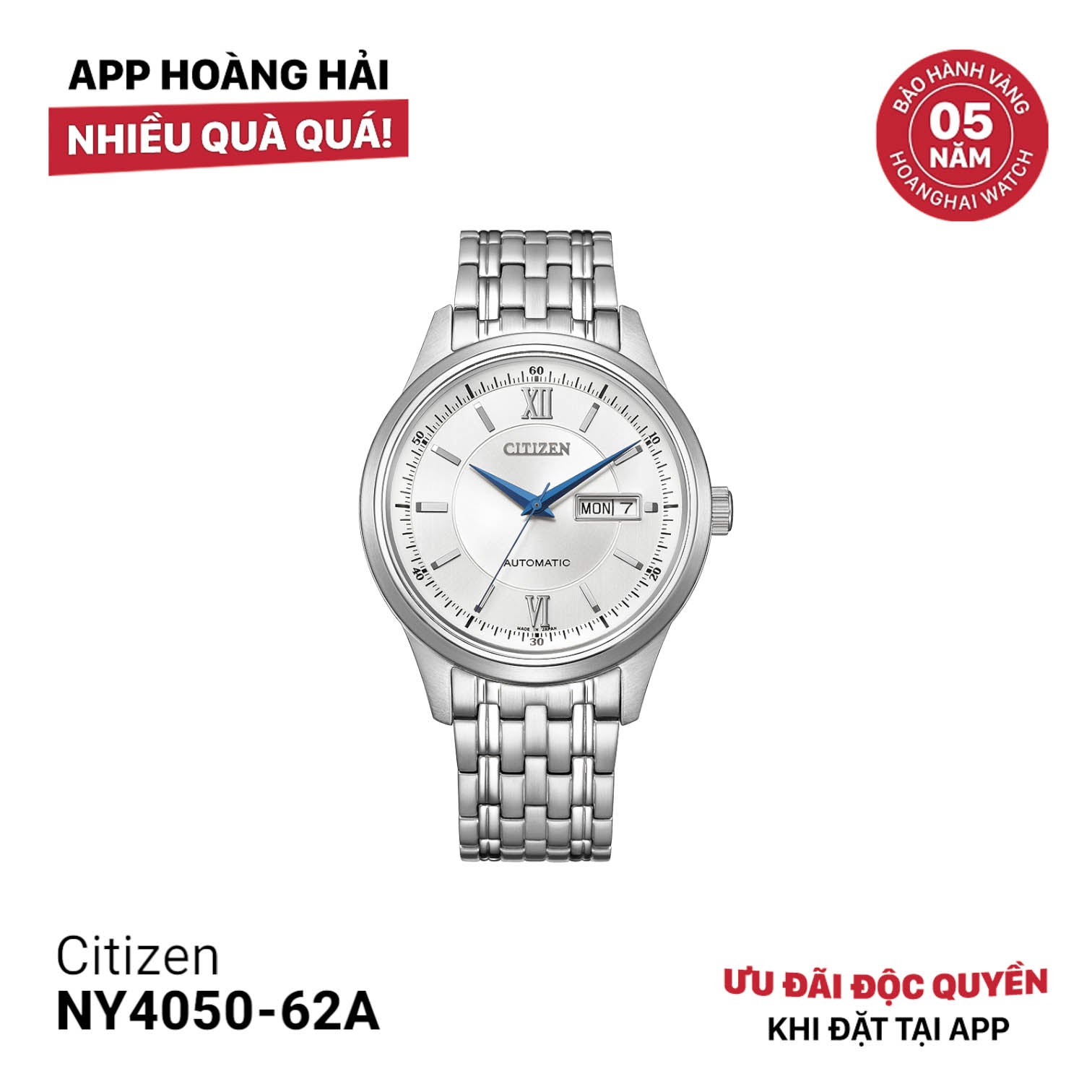 Đồng hồ cơ Citizen NY4050-62A