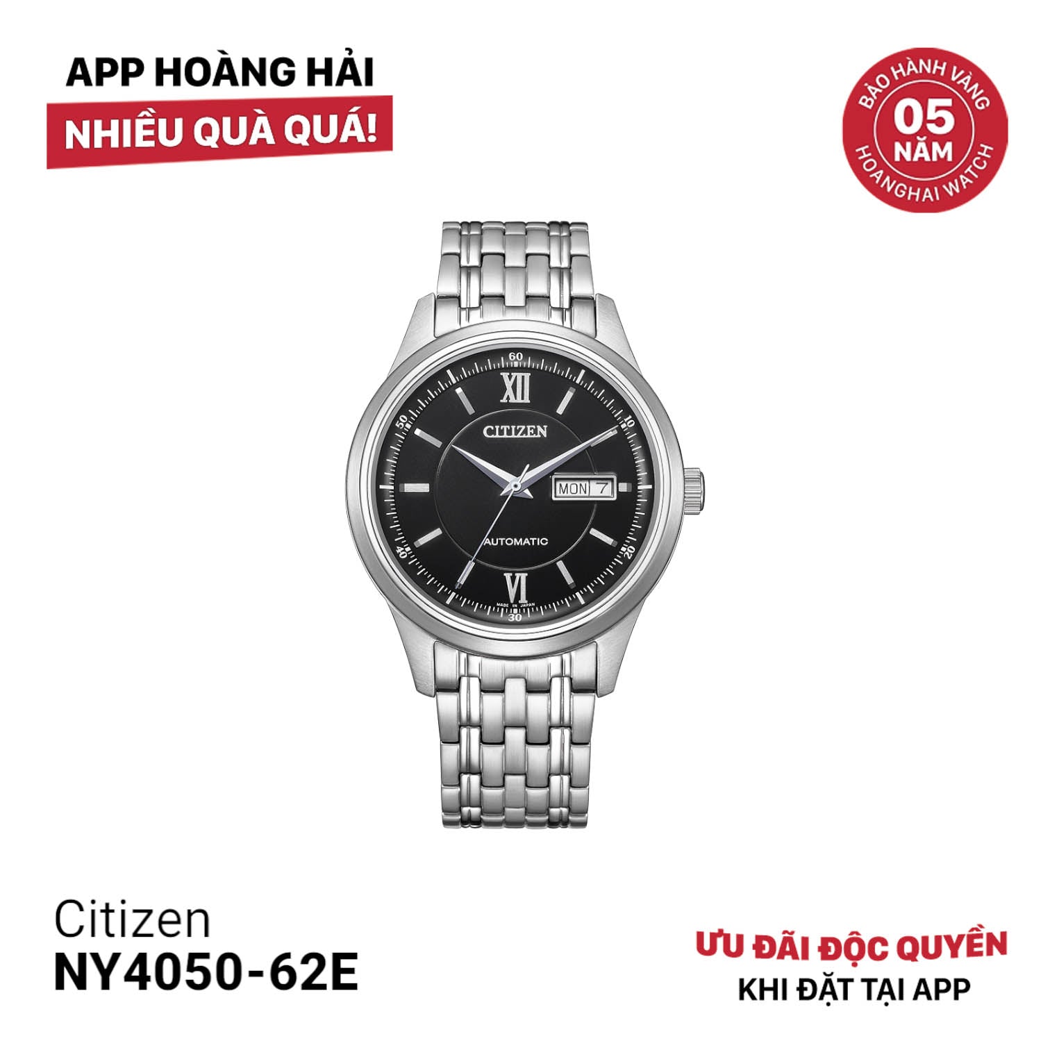 Đồng hồ cơ Citizen NY4050-62E