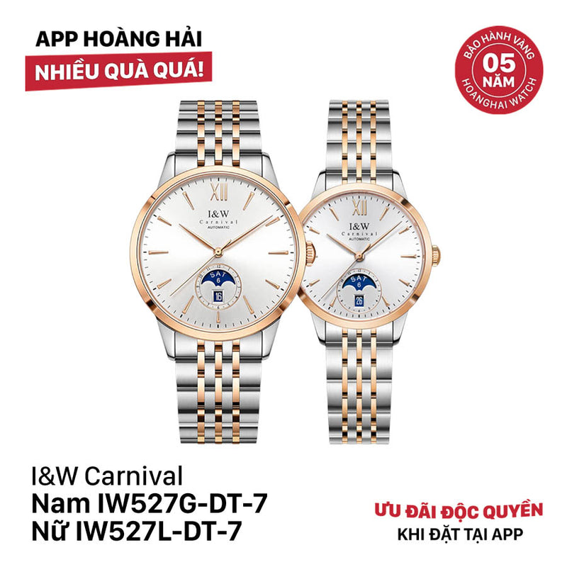 Đồng hồ cơ đôi I&W Carnival IW527
