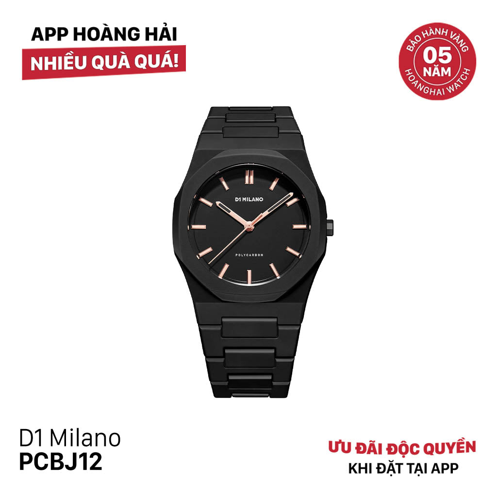 Đồng hồ pin D1 MILANO Polycarbonate PCBJ12