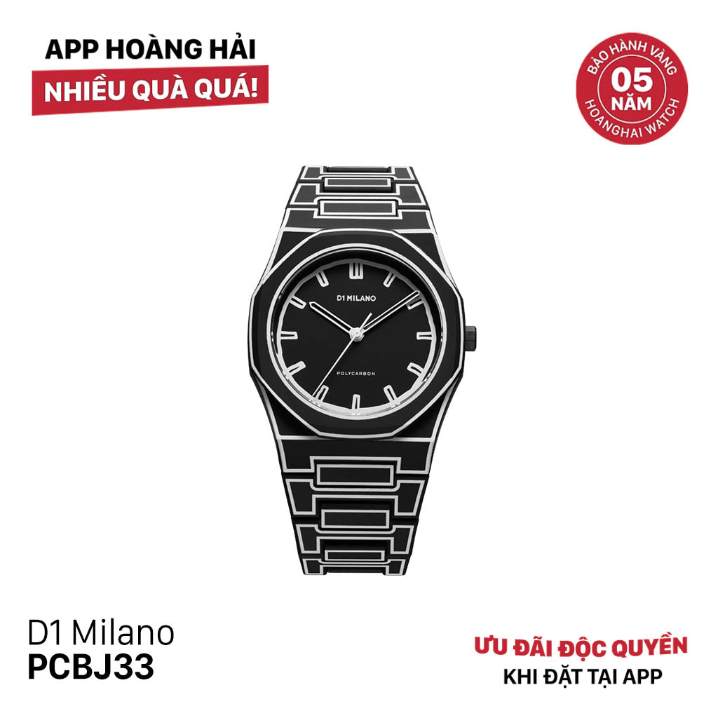 Đồng hồ pin D1 MILANO Polycarbonate PCBJ33