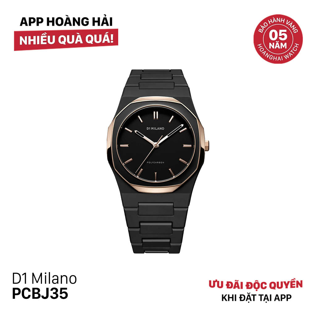 Đồng hồ pin D1 MILANO Polycarbonate PCBJ35