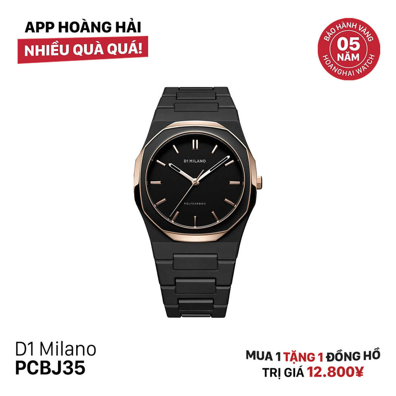 Đồng hồ pin D1 MILANO Polycarbonate PCBJ35