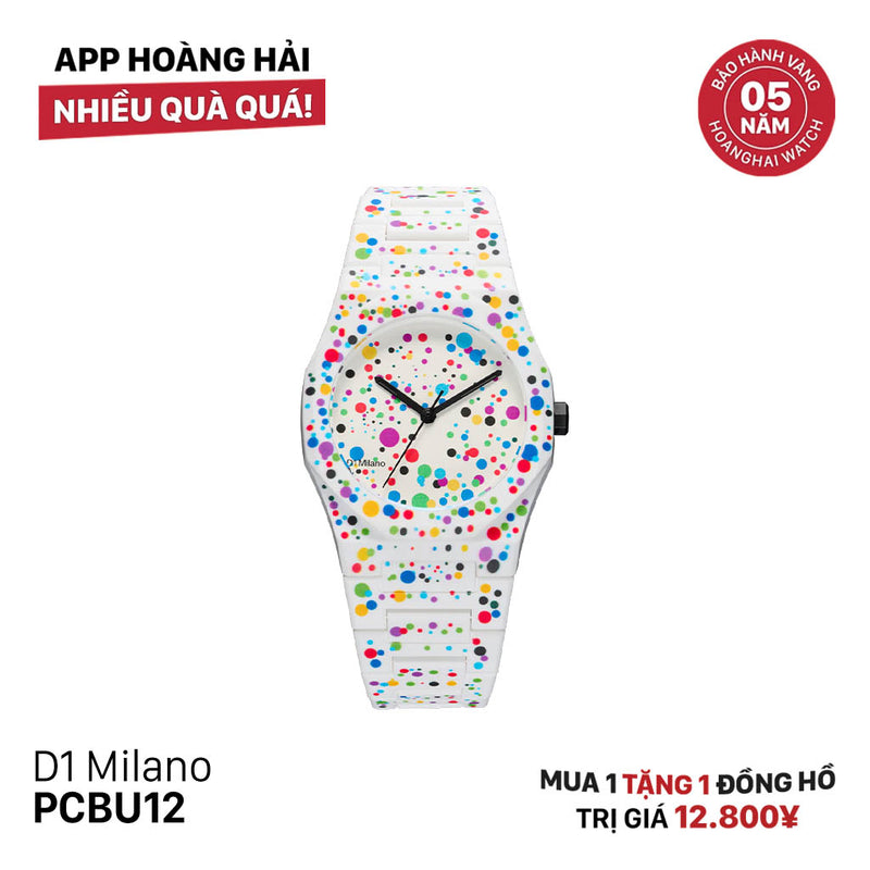 Đồng hồ pin D1 MILANO Polycarbonate PCBU12