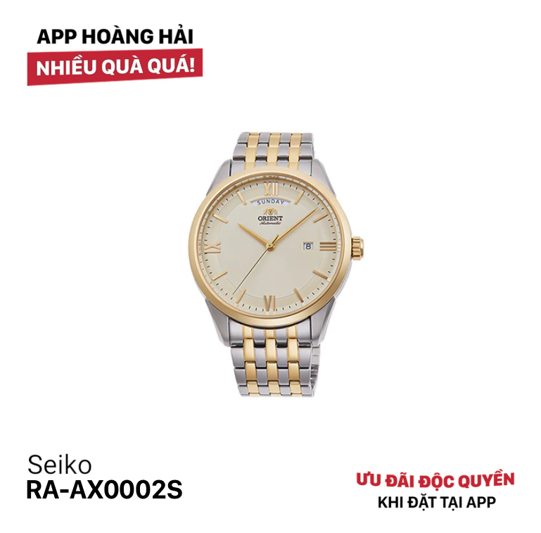Đồng hồ cơ Orient Day Date RA-AX0002S (Hàng đã qua sử dụng)