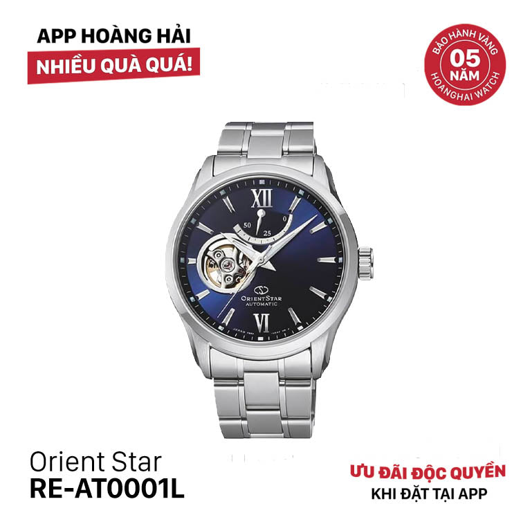 Đồng hồ cơ Orient Star Open Heart RE-AT0001L (Bản quốc tế)