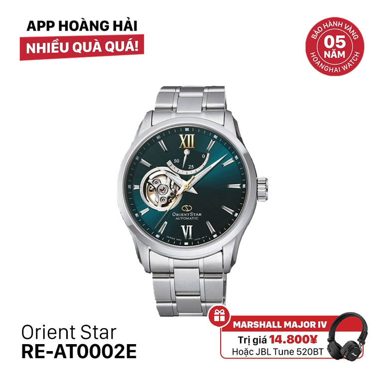 Đồng hồ cơ Orient Star Open Heart RE-AT0002E (Bản quốc tế)