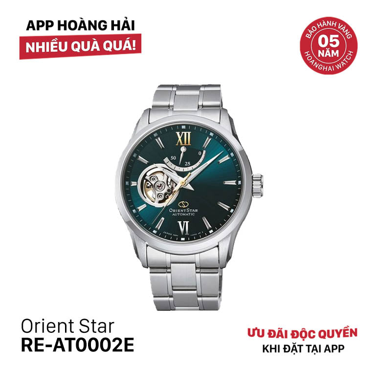 Đồng hồ cơ Orient Star Open Heart RE-AT0002E (Bản quốc tế)