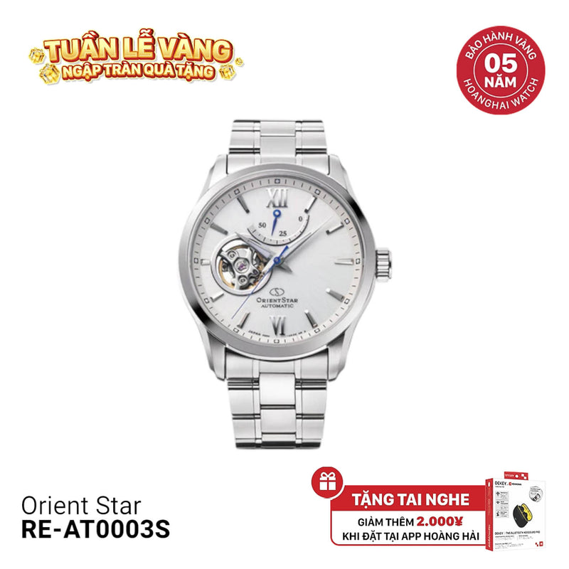 Đồng hồ cơ Orient Star Open Heart RE-AT0003S00Z (Bản quốc tế)