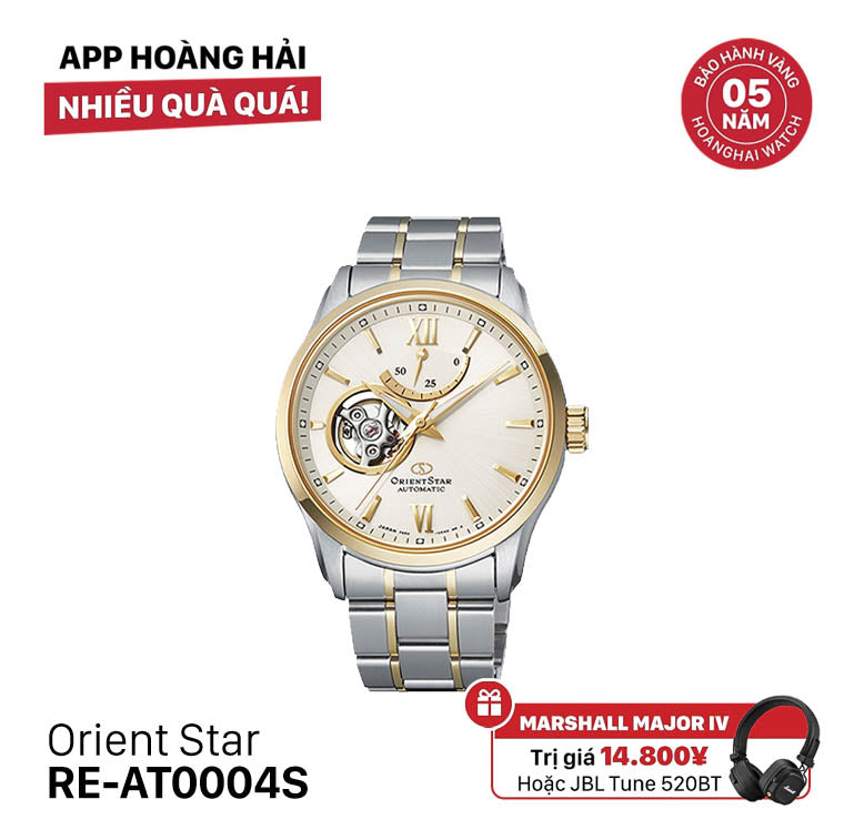 Đồng hồ cơ Orient Star Open Heart RE-AT0004S (Bản quốc tế)