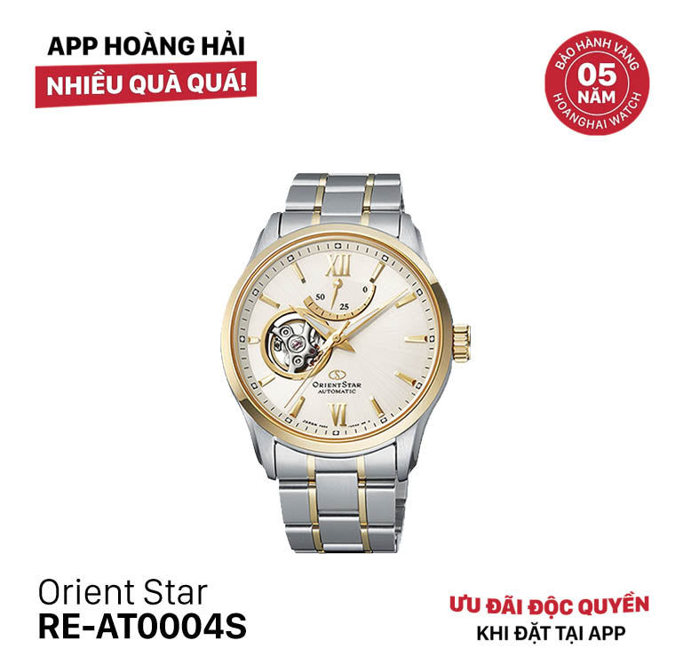 Đồng hồ cơ Orient Star Open Heart RE-AT0004S (Bản quốc tế)