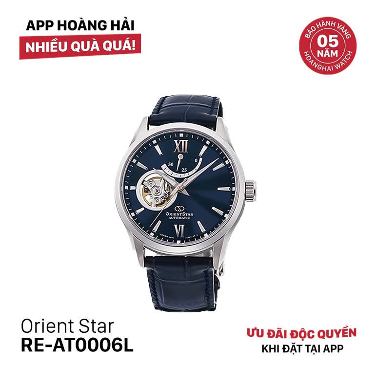 Đồng hồ cơ Orient Star Open Heart RE-AT0006L (Bản quốc tế)