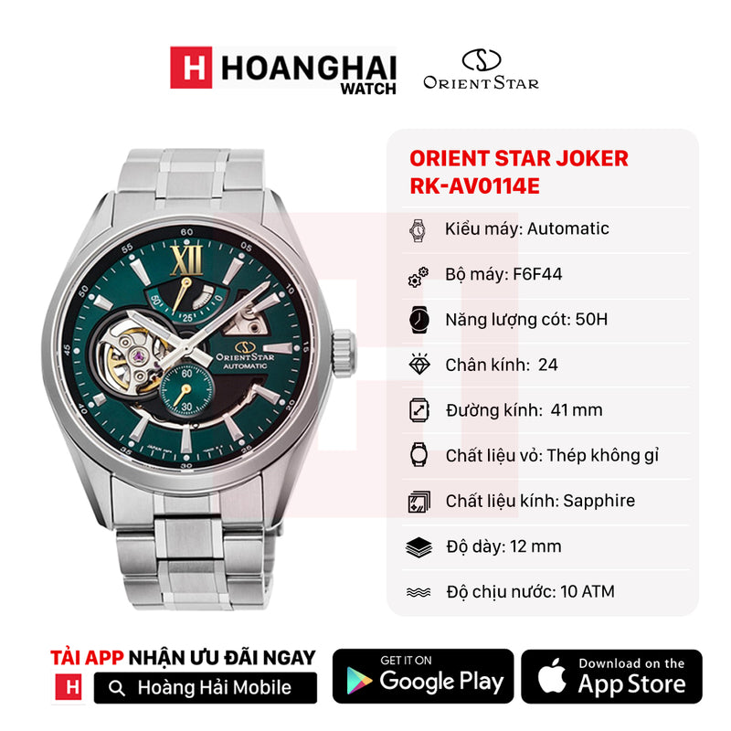 Đồng hồ cơ Orient Star Joker RK-AV0114E - (Bản nội địa)