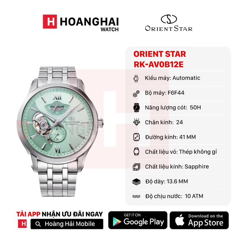 Đồng hồ cơ Orient Star Layered Skeleton RK-AV0B12E - Bản nội địa phiên bản giới hạn 400 chiếc