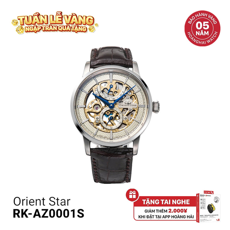 Đồng hồ cơ Orient Star F8 Skeleton Hand Winding RK-AZ0001S - (Bản nội địa)  - Nhận Order