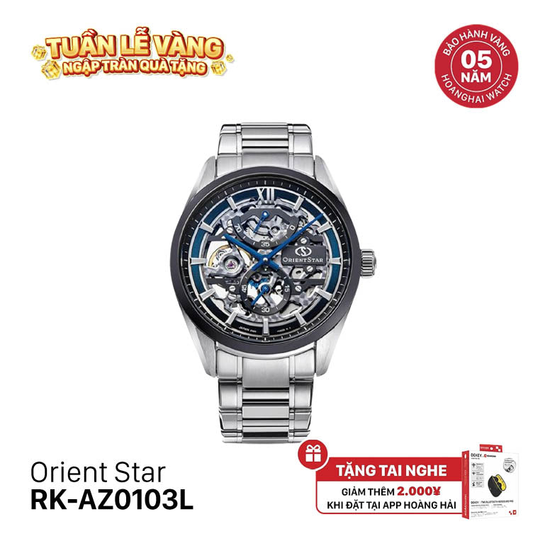 Đồng hồ cơ Orient Star Hand Winding F8 Skeleton RK-AZ0103L - (Bản nội địa) - Nhận Order