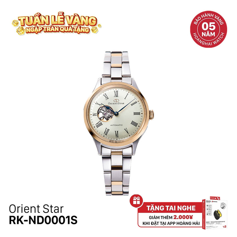 Đồng hồ cơ nữ Orient Star Classic Semi Skeleton RK-ND0001S (Bản nội địa)