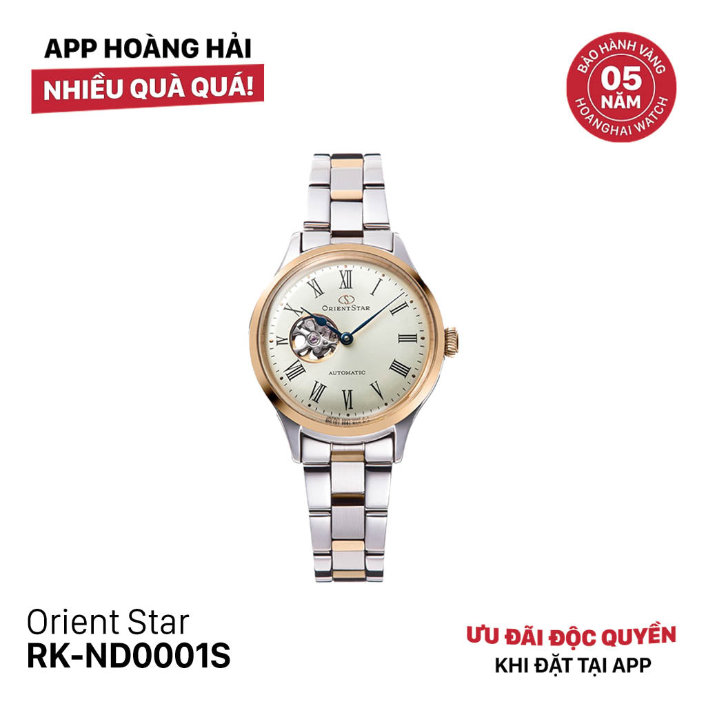 Đồng hồ cơ nữ Orient Star Classic Semi Skeleton RK-ND0001S (Bản nội địa)