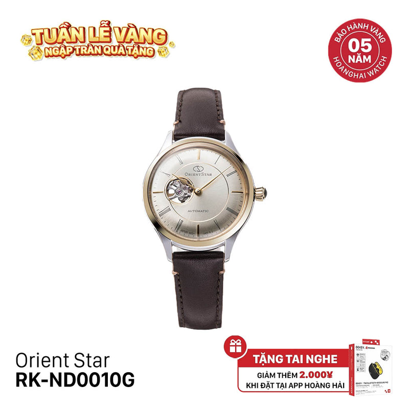 Đồng hồ cơ nữ Orient Star Semi-Skeleton RK-ND0010G (Bản nội địa)