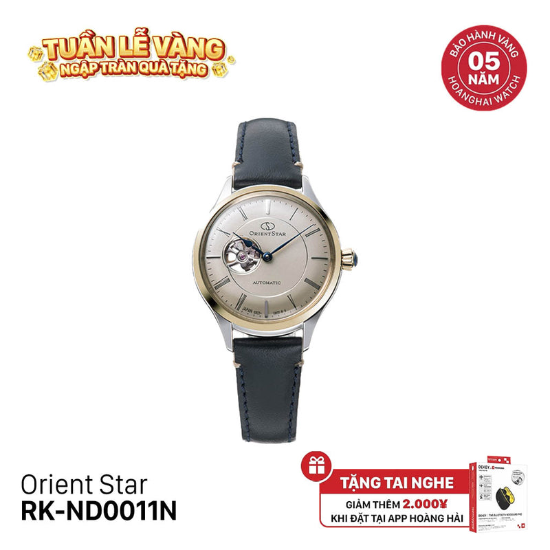 Đồng hồ cơ nữ Orient Star Semi-Skeleton RK-ND0011N (Bản nội địa)