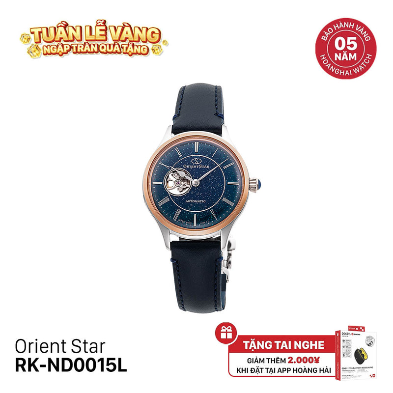 Đồng hồ cơ nữ Orient Star Classic Semi-Skeleton RK-ND0015L (Bản nội địa)
