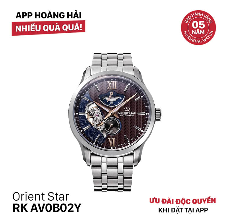 Đồng hồ cơ Orient Star Layered Skeleton RK-AV0B02Y (Bản nội địa)