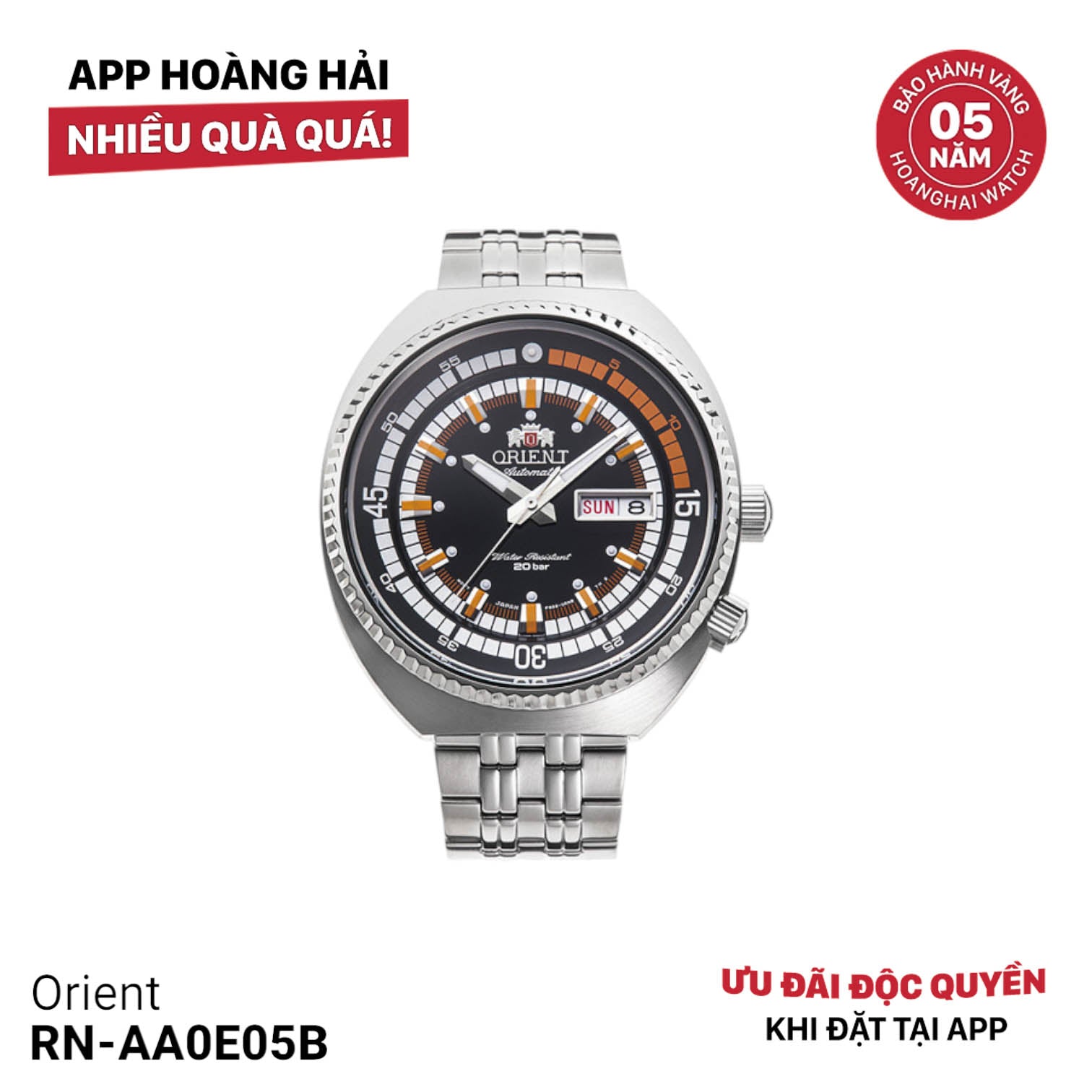 Đồng hồ cơ Orient RN-AA0E05B - Nhận Order