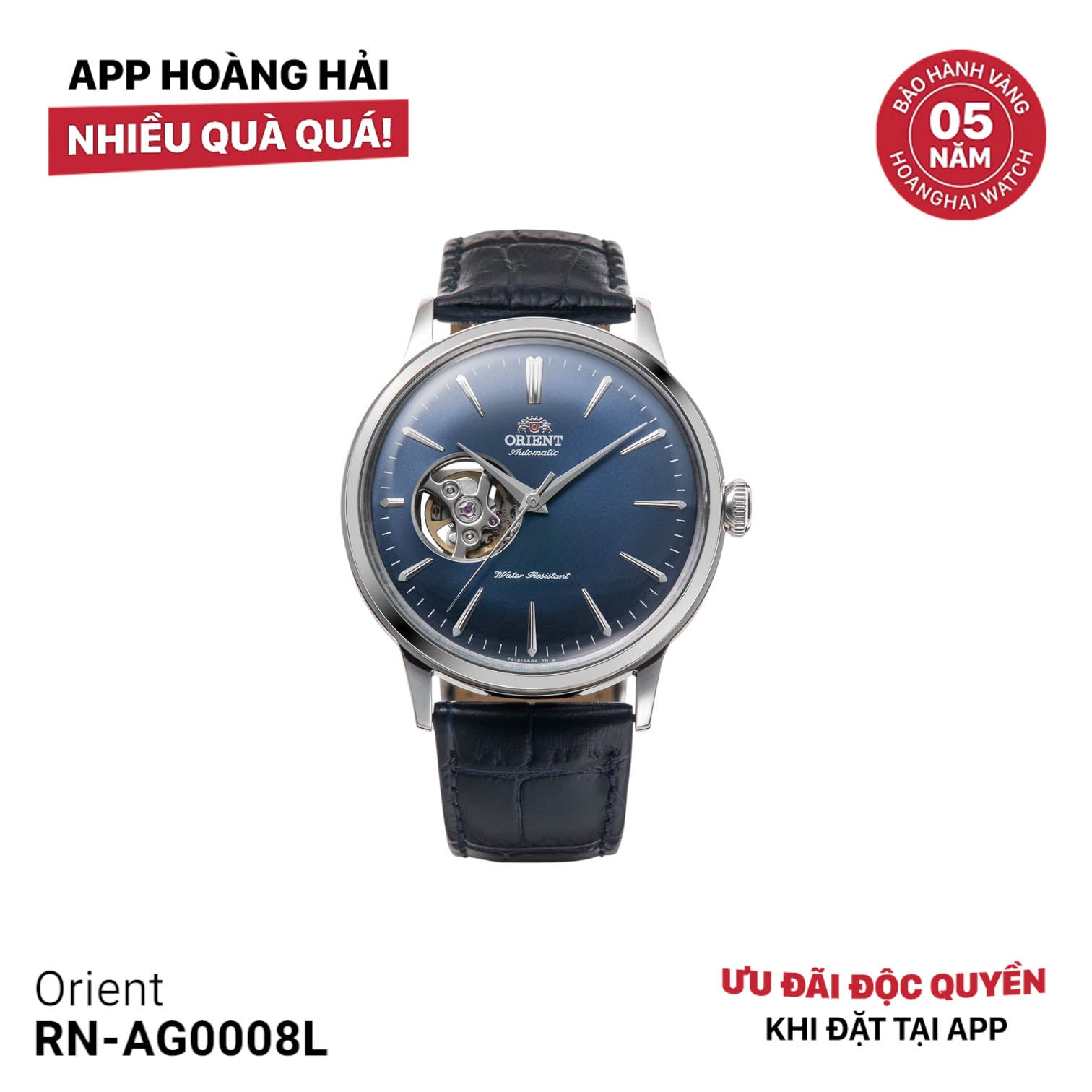 Đồng hồ cơ Orient Bambino RN-AG0008L