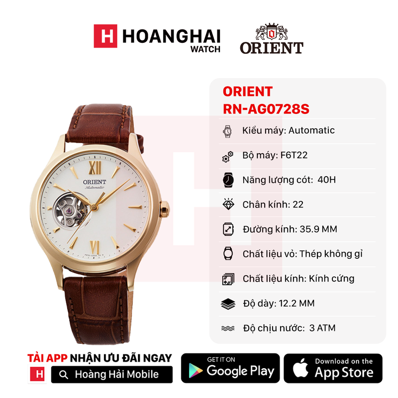 Đồng hồ cơ Orient Classic RN-AG0728S