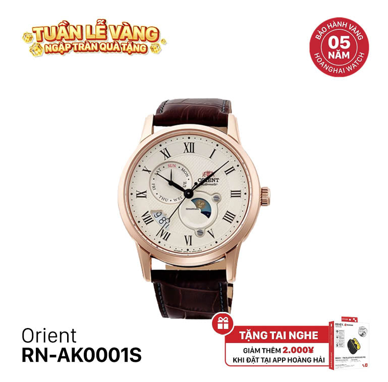 Đồng hồ cơ Orient Sun Moon Gen 3 RN-AK0001S