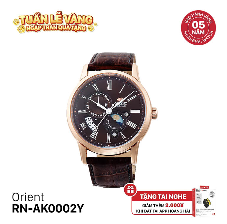 Đồng hồ cơ Orient Sun Moon Gen 3 RN-AK0002Y