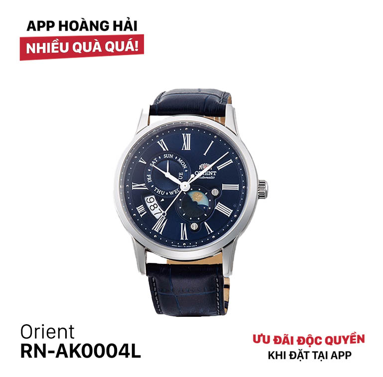 Đồng hồ cơ Orient Sun Moon Gen 3 RN-AK0004L (Hàng đã qua sử dụng)