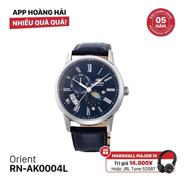 Đồng hồ cơ Orient Sun Moon Gen 3 RN-AK0004L