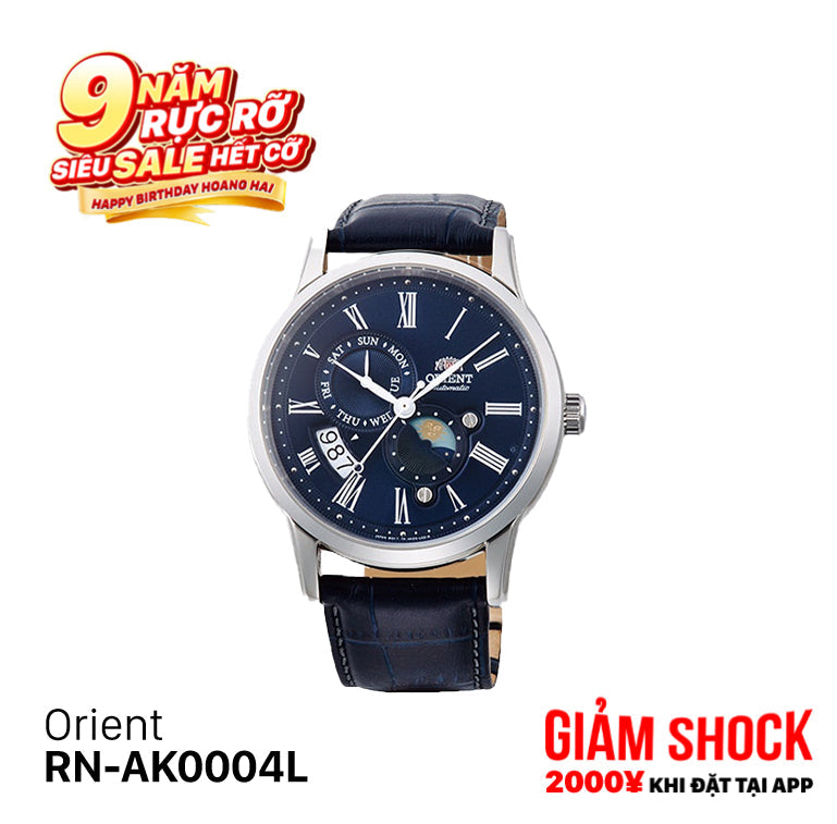 Đồng hồ cơ Orient Sun Moon Gen 3 RN-AK0004L