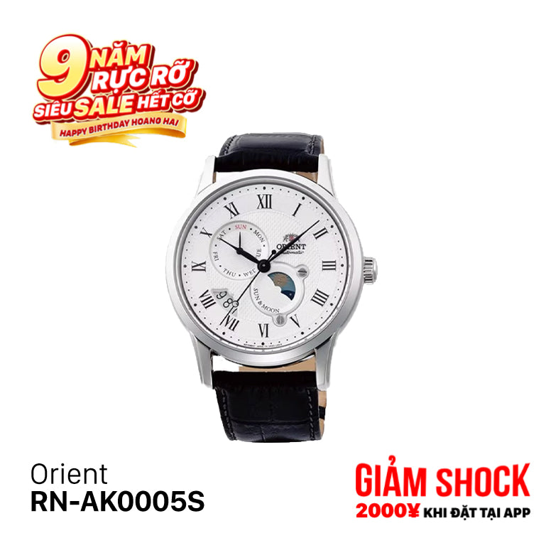 Đồng hồ cơ Orient Sun Moon Gen 3 RN-AK0005S