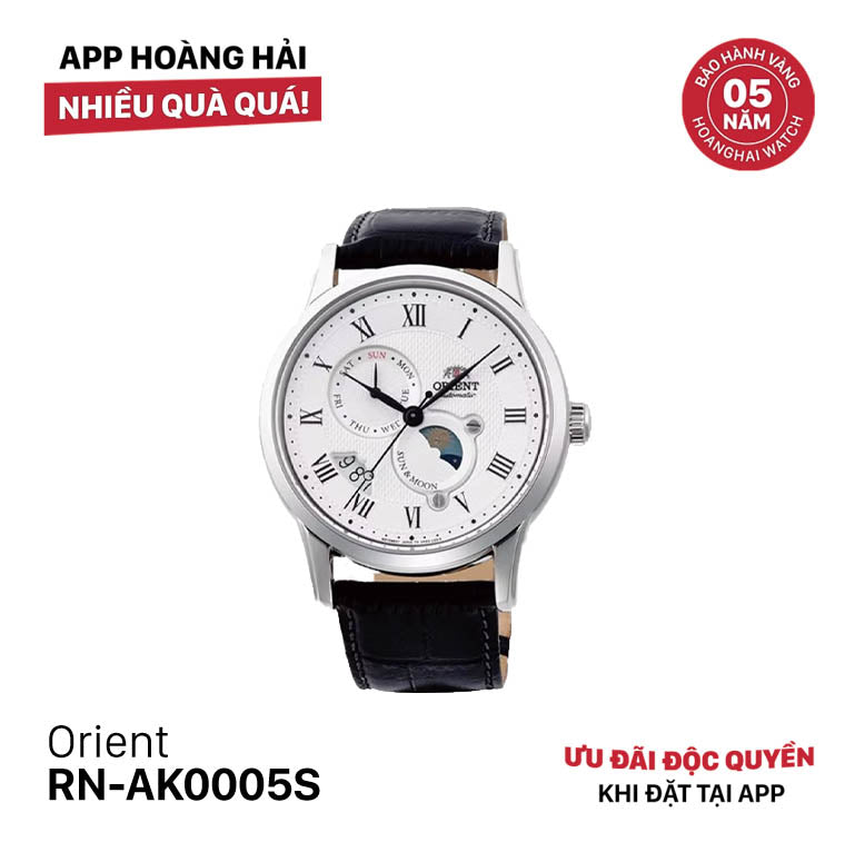 Đồng hồ cơ Orient Sun Moon Gen 3 RN-AK0005S