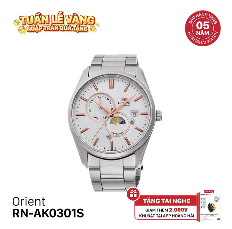 Đồng hồ cơ Orient Sun Moon Gen 5 RN-AK0301S