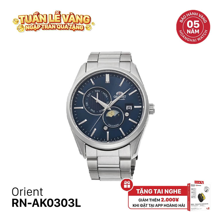 Đồng hồ cơ Orient Sun Moon Gen 5 RN-AK0303L