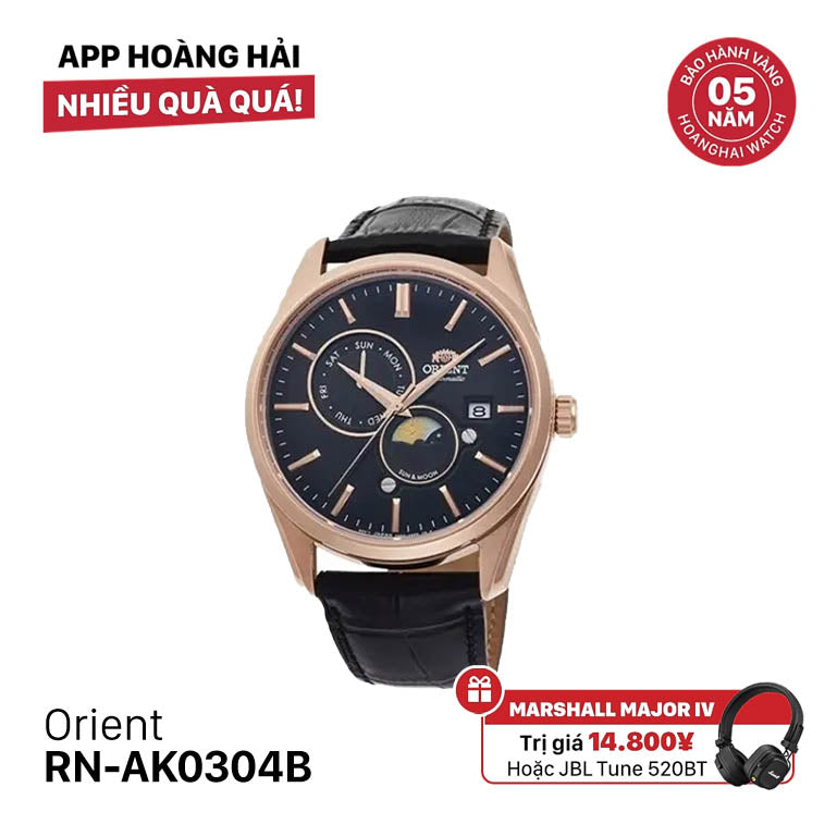 Đồng hồ cơ Orient Sun Moon Gen 5 RN-AK0304B