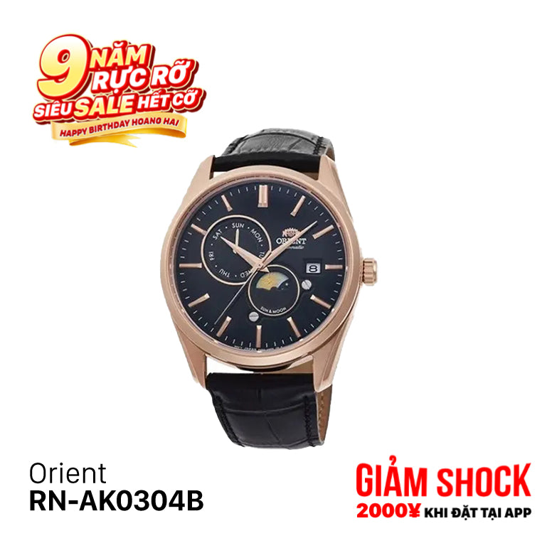 Đồng hồ cơ Orient Sun Moon Gen 5 RN-AK0304B