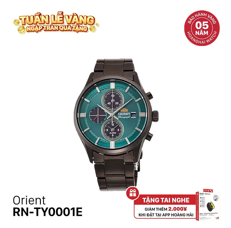 Đồng hồ năng lượng mặt trời Orient Chronograph RN-TY0001E