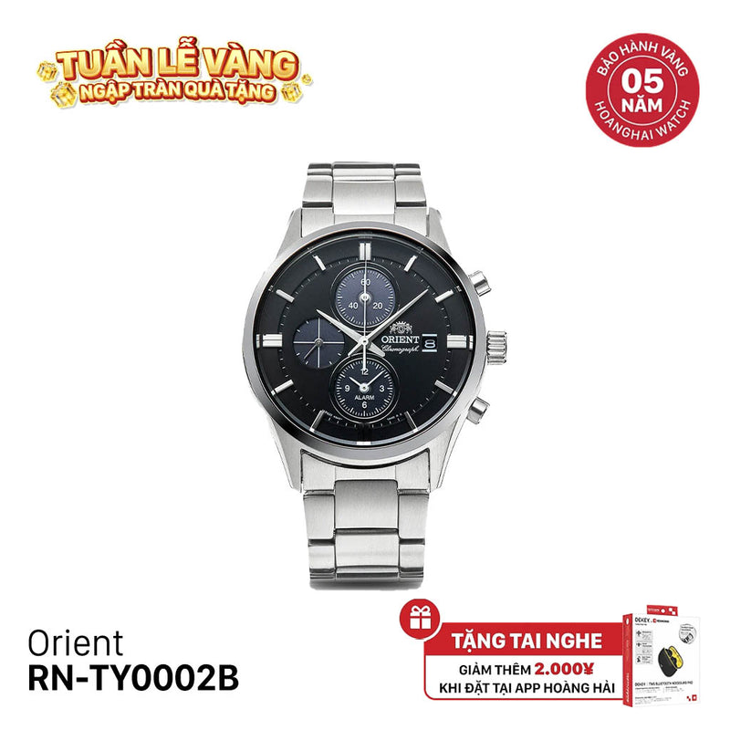 Đồng hồ năng lượng mặt trời Orient Chronograph RN-TY0002B
