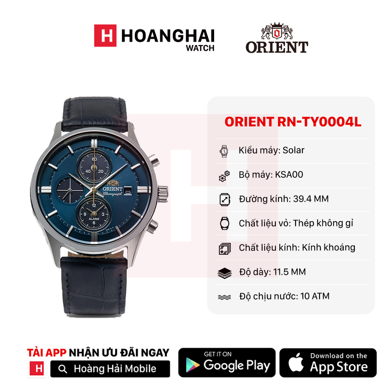 Đồng hồ pin Orient Chronograph RN-TY0004L