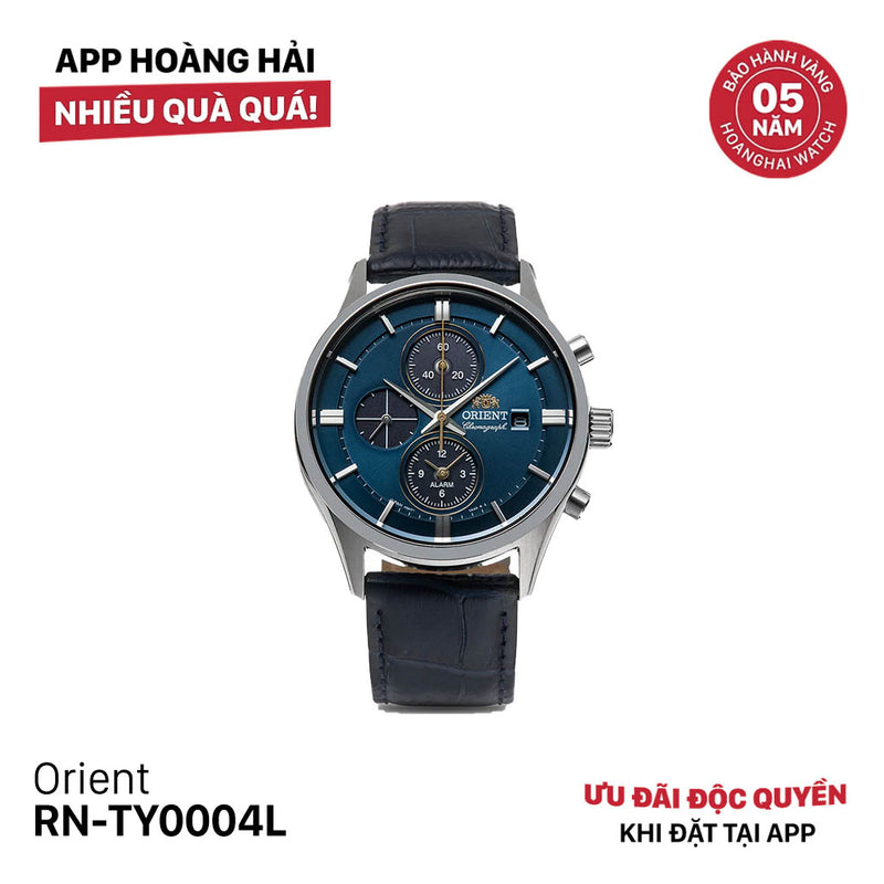 Đồng hồ năng lượng mặt trời Orient Chronograph RN-TY0004L - Nhận Order