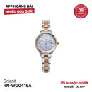 Đồng hồ năng lượng mặt trời nữ Orient iO Natural & Plain RN-WG0415A - Nhận Order