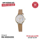 Đồng hồ năng lượng mặt trời nữ Orient iO Natural & Plain RN-WG0420S