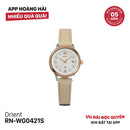 Đồng hồ năng lượng mặt trời nữ Orient iO Natural & Plain RN-WG0421S