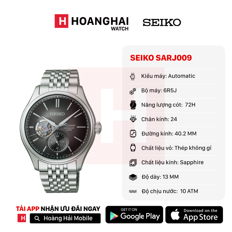Đồng hồ cơ Seiko Presage Classic Series SARJ009