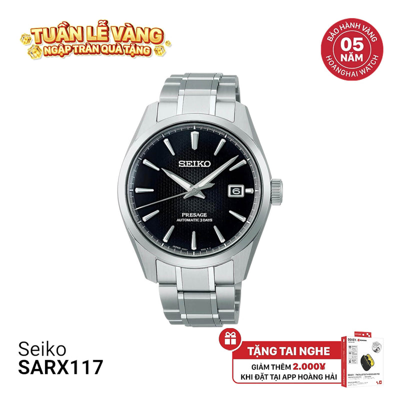 Đồng hồ cơ Seiko Presage Sharp Edged Series SARX117 - Nhận Order
