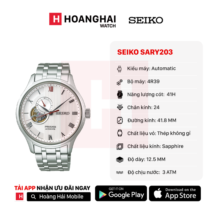 Đồng hồ cơ Seiko Presage Japanese Garden SARY203